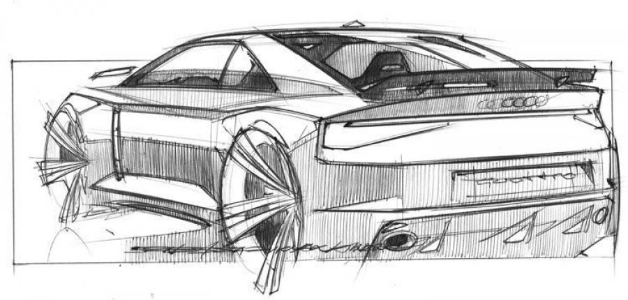 Эскиз Audi Quattro Concept 2010 года  (фото 107 из 119)